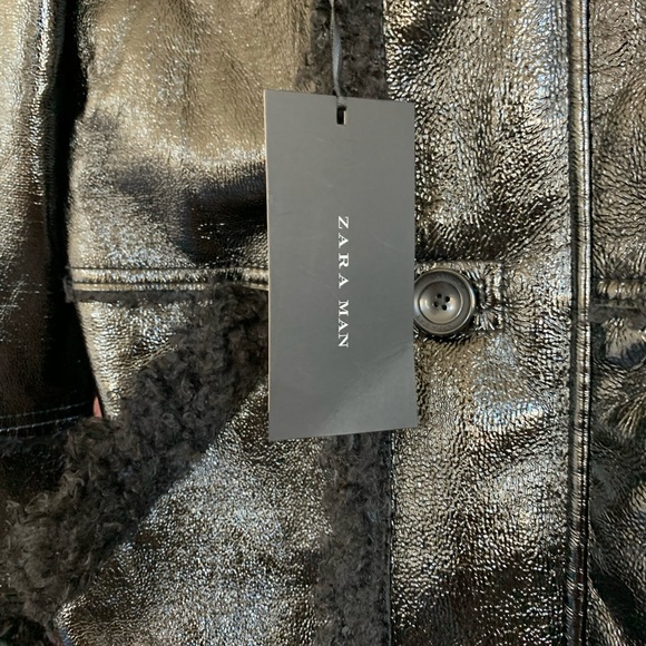 NWT Zara Shiny Coat - Picture 3 of 8